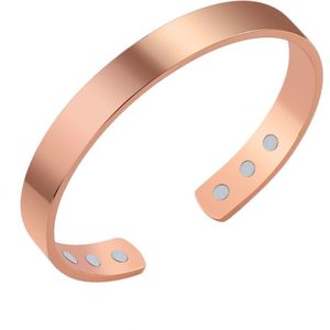 Modieuze Unisex Magnetische Armband Zuiver Koper Energie Magnetische Gezonde Zorg Armbanden Armband Gezonde Sieraden