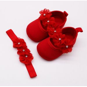 Mode Eerste Baby Walker Schoenen Kids Meisjes Baby Party Ballerina Schoenen Baby 3D Bloem Strass Casual Schoenen