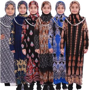 Eid Mubarak Kids Meisjes Abaya Kalkoen Hijab Moslim Jurk Kaftan Dubai Caftan Islam Abaya Voor Vrouwen Ramadan Islamitische Kleding Gewaad