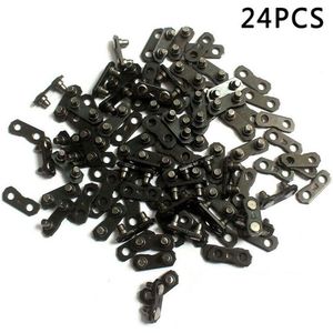 24 Sets 325 Tool Master Link Draagbare Metalen Reparatie Tie Bandjes Accessoires Kettingzaag Ketting Praktische Tuin Preset Joiner