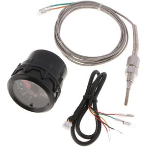 2 &#39;&#39;52Mm Egt Exhaust Gas Temp Temperatuurmeter Meter Digitale 20 Led Sensor