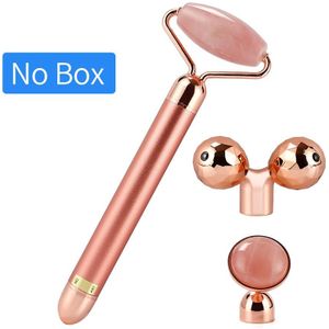 3 In 1 Elektrische Gezicht Eye Jade Masage Roller Trillingen Facial Afslanken Lifting Massager Anti Aging Rimpel Verwijderen Massage Tool