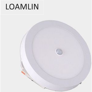 Plafondlamp PIR Human Body Motion Sensor Inductie Downlight AC 220V 6 W/12 W/18 W /24W Ronde LED Plafond Panel Licht