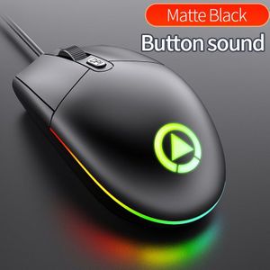 Wired Led Gaming Muis 1600 Dpi Usb Ergonomische Mause Computer Muis Gamer Met Kabel Voor Pc Laptop Rgb Optische Muizen met Backlit
