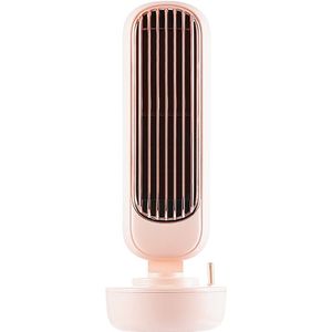 Draagbare Retro Bladeless Fan Zomer Cooling Fan Usb Airconditioner Spuiten Bevochtiging Desktop Voor Home Office Mode Fan