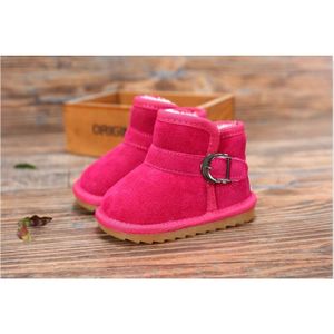 Baby schoenen voor meisjes winter laarzen kids warming katoen gevoerde schoenen kind meisjes pluche katoen warm baby peuter laarzen waterphoof