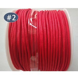 Yougle 2Mm 3 Strand Paracord Parachute Cord Outdoor Camping Tent Touw Vislijn 164FT 50Meter