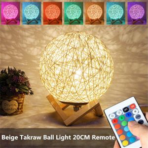 Rotan Lamp LED Boek Licht Desktop Decoratie Lamp USB Opladen Afstandsbediening Schakelaar