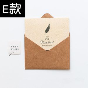 10 PCS Festival Wenskaart Kerst Thanksgiving Zegen Kaart Kleine Kaart Papier Envelop Zakelijke Boodschap Kaart Envelop