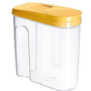 1.8L/2.5L Granen Opslag Container Luchtdichte Plastic Keuken Voedsel Seal Pot Granen Graan Bean Rijst Snacks Doos Bus Jar