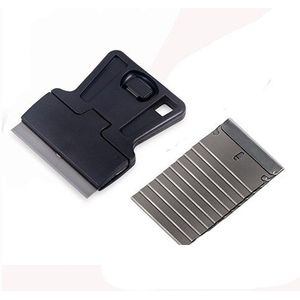 FOSHIO Oude Auto Sticker Film Lijm Verwijderen Scheermes Schraper + 10 stuks Blade Cleaning Zuigmond Window Folie Tint Auto Vinyl wikkelen Gereedschappen