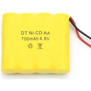 1/2/4/8x Oplaadbare 4.8 V 700Mah Ni-Cd Aa Batterij Pack Voor Remote controle Speelgoed Elektrische Auto SM-2P Plug Nicd 4.8 V Volt Bateria