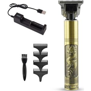 Professionele Tondeuses Mannen T-Blade Baard Trimmer Kapper Grooming Kit Oplaadbare Cordless Kapsel Machine
