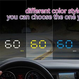 A1000 HUD Auto Head Up Display LED Voorruit Projector OBD2 Scanner Snelheid Waarschuwing Data Diagnostic
