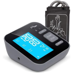 Cigii Bovenarm Bloeddrukmeter Grote Led Display Blauw Licht Gezondheidszorg Thuis Digitale Bp Tonometer