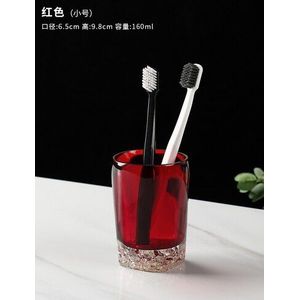 Crystal Badkamer Benodigdheden Creatieve Mondwater Cup Transparante Tandenpoetsen Cup Badkamer Huishouden Ijs Bloem Mondwater Cup