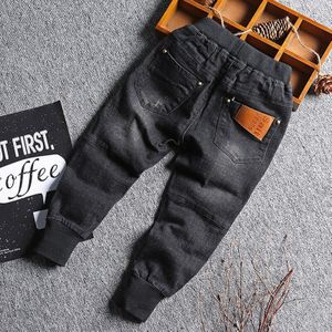 Baby Jongen Denim Jeans Broek Lente Herfst Kinderen Denim Broek Kids Zwart Ontworpen Broek Effen Peuter Leggings 2-8 Jaar