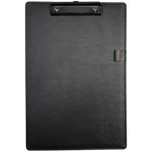 PU Leather A4 A5 File Paper Clip Board Writting Pad Folder Document Holder with Pen Clip