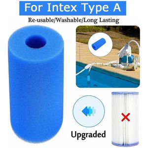 Zwembad Filter Fit Voor Intex Type I/Ii/Vi/D/H/S1/Een/B Wasbare Herbruikbare Zwembad Schuim Spons Filter Accessoires