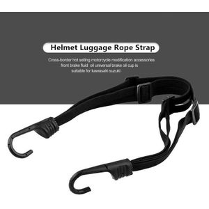 1 Pc Motorcycle Bandjes Motorfiets Sterkte Intrekbare Helm Bagage Elastisch Touw Riem Bagage Tas Motorfiets Accessoires