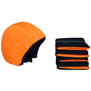 3 Stks/set Unisex Drijfvermogen Materiaal Zwembad Drijvende Helm Veilig Arm Ring Oor Bescherming Water Sport Elastische Cap Effen