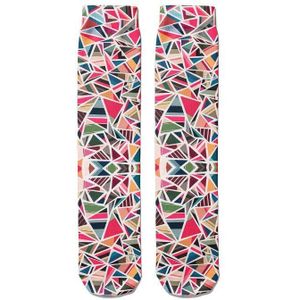 Vrouwen Sokken 3d Printing Novelty Skateboard Hip Hop Sox Kleurrijke Graffiti Harajuku Gelukkig Grappig Buis Sokken Zachte Compressie Sokken