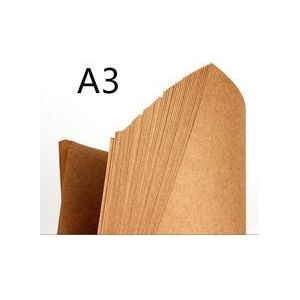 70-200gsm 20 pcs A3 Bruin Kraftpapier DIY Handmake Kaart Maken Craft Papier DIY Dik Karton Karton