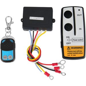 12V 12Volt 50ft Winch Draadloze Afstandsbediening Set Voor Truck Jeep Atv Warn Ramsey