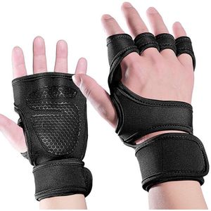 1 Paar Sport Handschoenen Gewichtheffen Hand Antislip Handschoenen Mannen En Vrouwen Fitness Riding Antislip Half-vinger Hand Cover Confort