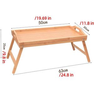 Opvouwbare Draagbare Bamboe Laptop Bureau Notebook Bureau Eenvoudige Eettafel Voor Sofa Bed Laptop Tafel Op Het Bed Picknick Tafels