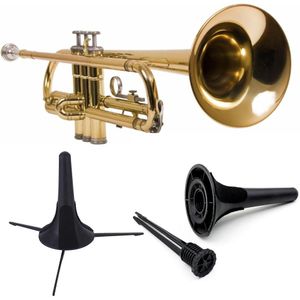 Draagbare Opvouwbare Trompet Statief Houder Stand Metalen Messing Been Instrument Accessoires Muziekinstrument Accessoire Zwart Plastic