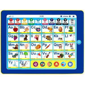 Peuters Elektronische Interactive Learning Pad Tablet 6 Games Educatief Speelgoed Brief Alfabet Nummer Woorden Leren Pad Speelgoed