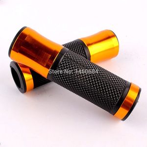 6 kleur Motorcycle CNC Aluminium Rubber Gel Hand Grips Moto 7/8 ""22mm Stuur Sport Bike Motorcycle Accessoires vet fiets