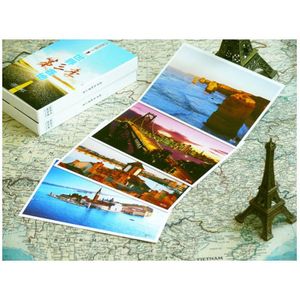 30 Sheets/Set Derde Seizoen Rond De Wereld Postkaart/Wenskaart/Wens Kaart/Kerst en Nieuw jaar Kaarten