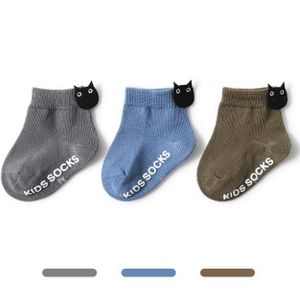 3 Paren/partij Baby Sokken Zoete Bloem Kant Baby Kids Ankle Sokken Anti-Slip Vloer Sokken Voor Jongen En meisjes Neonato Socken