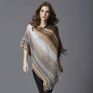 vleermuis mouwen fringe cape trui voor vrouwen winter vrouwen truien winter