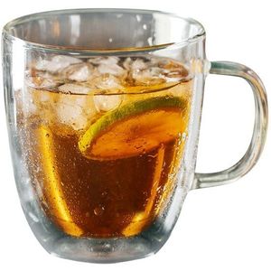 1 Pcs hittebestendige Transparant Double Wall Cup Bier Koffie Cup Set Thee Bier Water Mok Drinkware Keuken accessoires