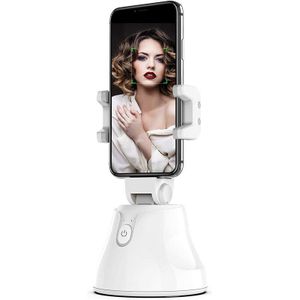 Draagbare All-In-Een Auto Smart Schieten Selfie Stok 360 Rotatie Auto Gezicht Tracking Object Tracking Camera Telefoon mount Houder