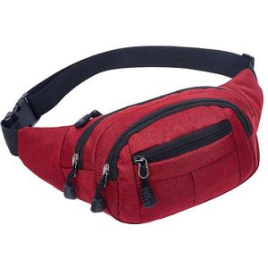 Mannen Vrouwen Unisex Casual Reizen Heuptas Fanny Taille Pack Rits Outdoor Sport Schoudertas Mobiel Borst Hip Pack