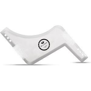 Nieuwkomers Mannen Baard Shaper Styling Template Transparante Kam Mannen Baarden Kammen Hair Beauty Tool Baard Rand Stencils