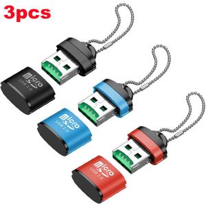 Mini Usb Micro Sd Tf Kaartlezer Usb 2.0 Mobiele Telefoon Kaartlezer High Speed Usb Adapter Voor Laptop accessoires
