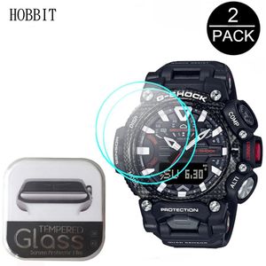 2Pcs 2.5D Hd Clear Explosieveilige Glas Voor Casio G-SHOCK GR-B200 1A 1A2 1A9 Smartwatch Screen Protector Film 9H Gehard Glas