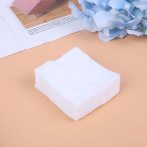 100 Stks/doos Facial Dunne Non-woven Make Katoen Pads Nagellak Remover Weefsels Gezicht Reiniging Zorg Gezichtsbehandelingen Make Up supply