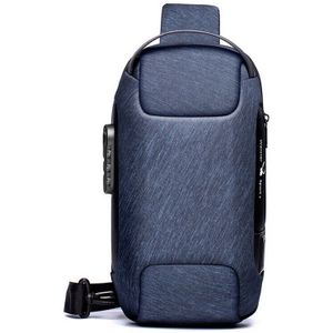Mannen Waterdichte Oxford Multifunctionele Crossbody Bag Anti-Diefstal Schoudertassen Korte Trip Messenger Borst Bag Pack Voor mannelijke
