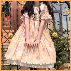 Japanse Zoete Kawaii Jsk Lolita Jurk Vrouwen Vintage Victoriaanse Gothic Sweet Lolita Kawaii Kleding Prinses Feestjurk DQS5378