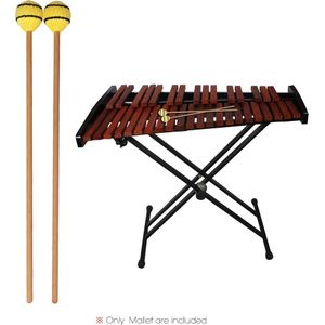 Marimba Stok Hamers Xylofoon Glockensplel Mallet Met Beuken Handvat Percussie Instrument Accessoires Professionals