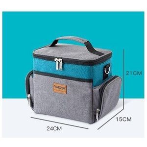 mode Grote capaciteit lunch tas thermische geïsoleerde voedsel zak lunchbox voor vrouwen en kinderen casual picknick tas goede