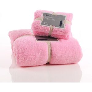 Vs Roze Absorberende Microvezel Handdoek Strand Spa Badhanddoeken Voor Volwassenen Badkamer Super Handdoeken Zomer Zwemmen Sbort Handdoek Kids 6T69