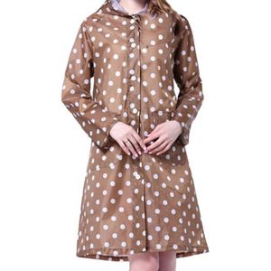 Plastic Regenhoes Vrouwen Mannen Waterdichte Dots Regenjas Draagbare Outdoor Reizen Regenkleding Waterdichte Camping Hooded Poncho 67632