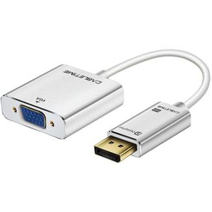 Cabletime Displayport Naar Vga Adapter Dp Naar Vga 1080P Converter Displayport Vga M/F Voor Macbook Projector Laptop hdtv Camera C088